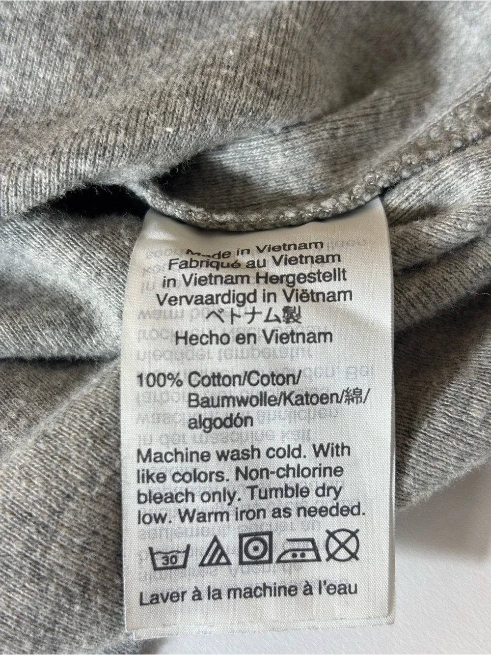 J. Crew Perfect Fit Short Sleeve Crew Neck Tee Babydoll Heather Gray Size Medium